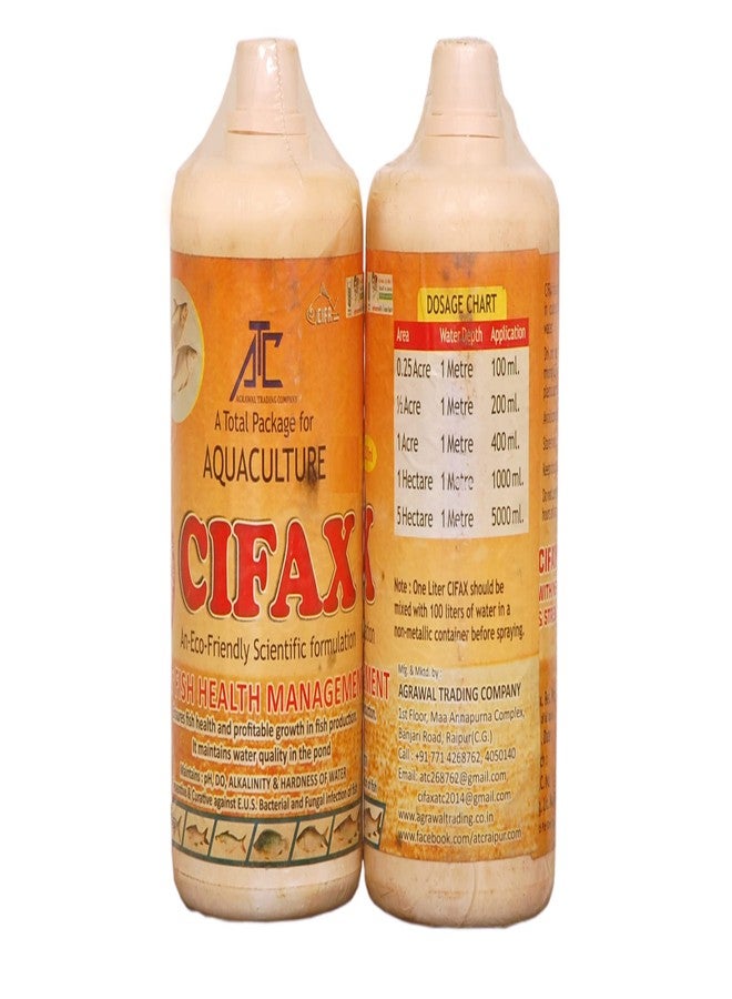 Livshine ATC Cifax Disinfectant for Aquaculture + Rid-All Anti Itch Formula - 500ml Aquarium Water Treatment Medicine - Image 1